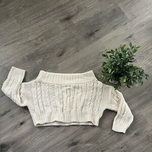 Cozy Cream Cable Knit Sweater